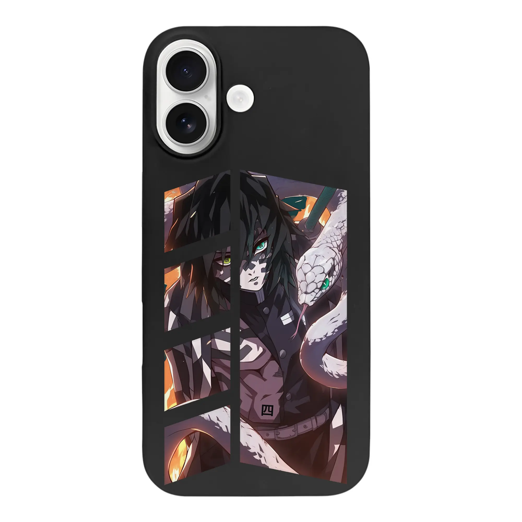 鬼滅の刃 グッズ,伊黒 小芭内 - iPhone 17 シリーズ シリコンケース 薄型 耐衝撃 指紋防止 ソフトタッチカバー 精密フィット 傷防止 保護ケース iPhone 17/17 Air/17 Pro/17 Pro Max 対応